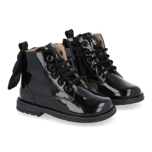 Beberlis Lace boot Black Girls (24207) - Junior Steps
