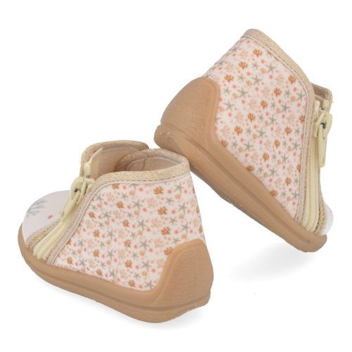 Bellamy Pantoffels beige Meisjes ( - beige pantoffel met een zeemeermin728001) - Junior Steps