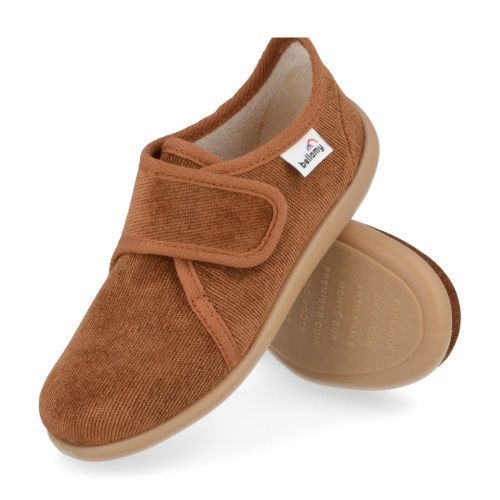 Bellamy Pantoffels cognac  ( - cognac pantoffel 780004) - Junior Steps