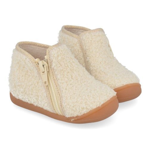 Bellamy Pantoffels ecru Meisjes (ecru pantoffel - 34-715 Pili 001) - Junior Steps