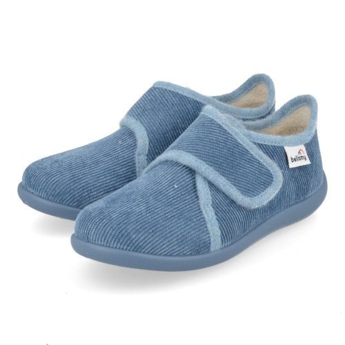 Bellamy Pantoffels jeans bl  (Jeans rib pantoffel  - 780003) - Junior Steps