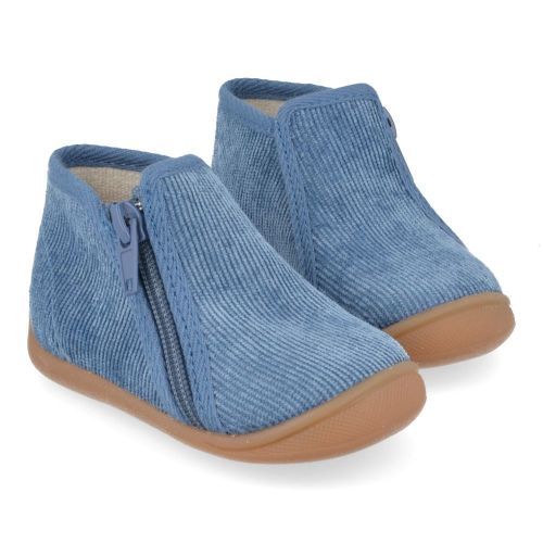 Bellamy Pantoffels jeans bl  ( - jeansblauwe pantoffel765003) - Junior Steps