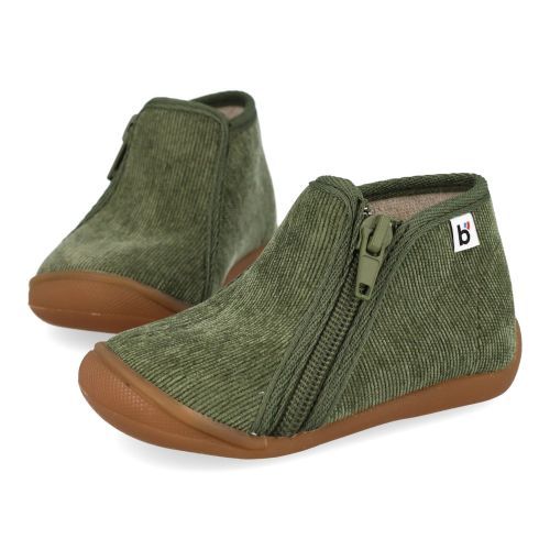 Bellamy Pantoffels kaki  (kaki pantoffel - 34-765 paul 002) - Junior Steps
