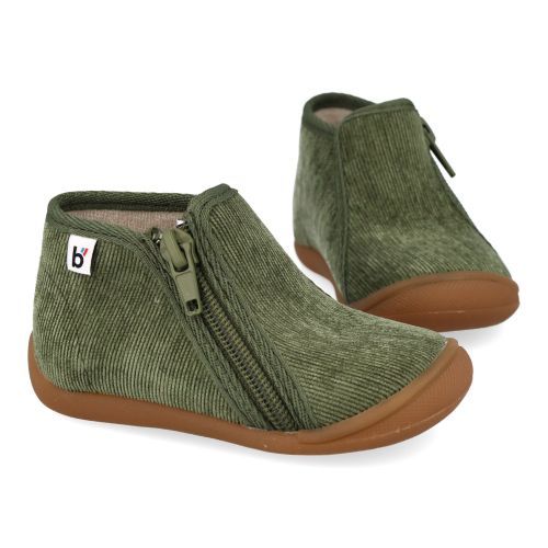Bellamy Pantoffels kaki  (kaki pantoffel - 34-765 paul 002) - Junior Steps