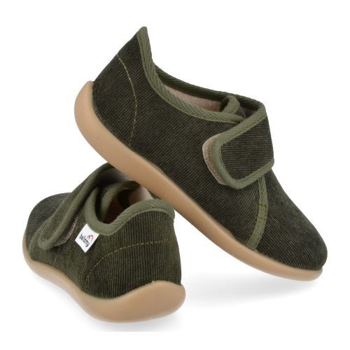 Bellamy Pantoffels kaki  ( - kaki pantoffel 780002) - Junior Steps