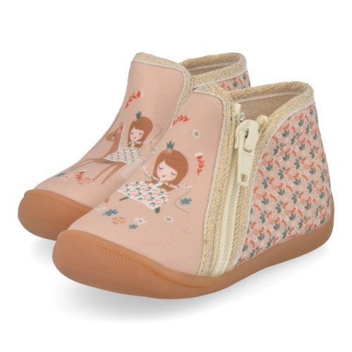 Bellamy Pantoffels nude Meisjes (nude pantoffel met princes - 718003) - Junior Steps