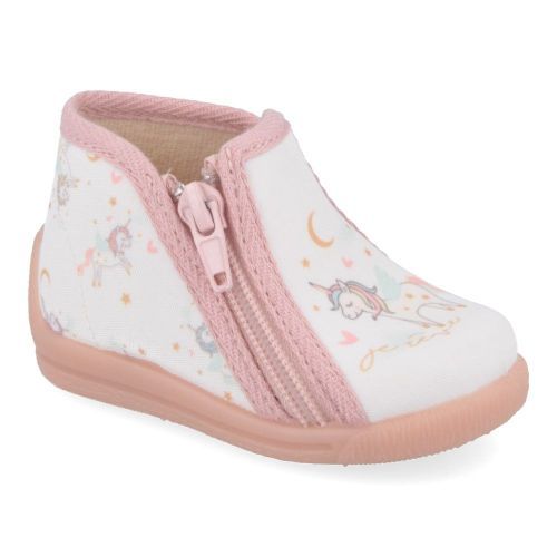 Bellamy Pantoffels roze Meisjes ( - roze pantoffel met een eenhoorn734001) - Junior Steps
