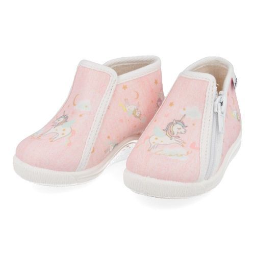 Bellamy Pantoffels roze Meisjes ( - roze pantoffel met een eenhoorn734002) - Junior Steps