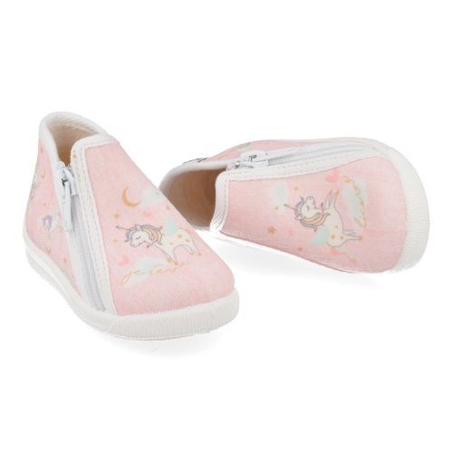 Bellamy Pantoffels roze Meisjes ( - roze pantoffel met een eenhoorn734002) - Junior Steps