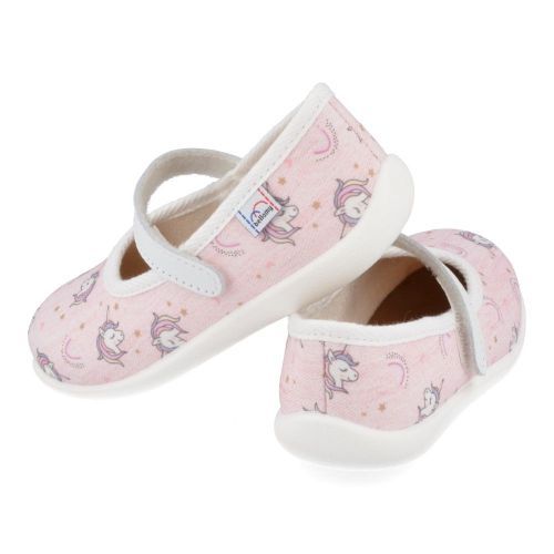 Bellamy Pantoffels roze Meisjes ( - roze pantoffel met eenhoorn780001) - Junior Steps
