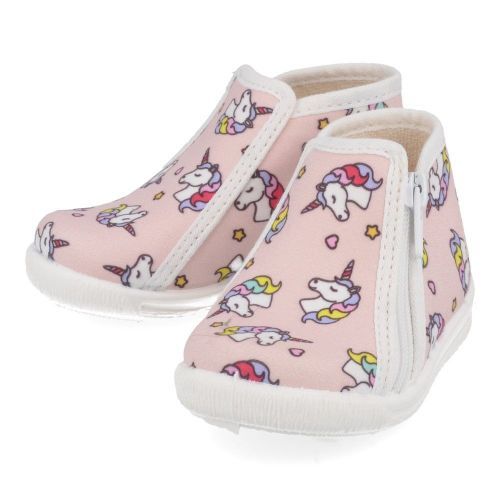 Bellamy Pantoffels roze Meisjes ( - roze pantoffel met eenhoorns726001) - Junior Steps