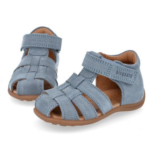 Bisgaard sandalen blauw  (blauwe sandaal - carly) - Junior Steps