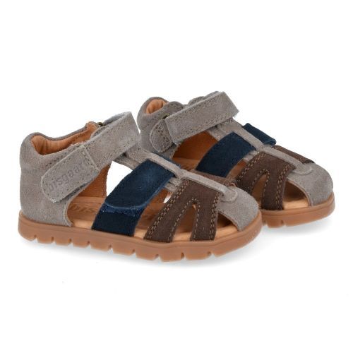 Bisgaard sandalen grijs  (grijze sandaal - frans) - Junior Steps