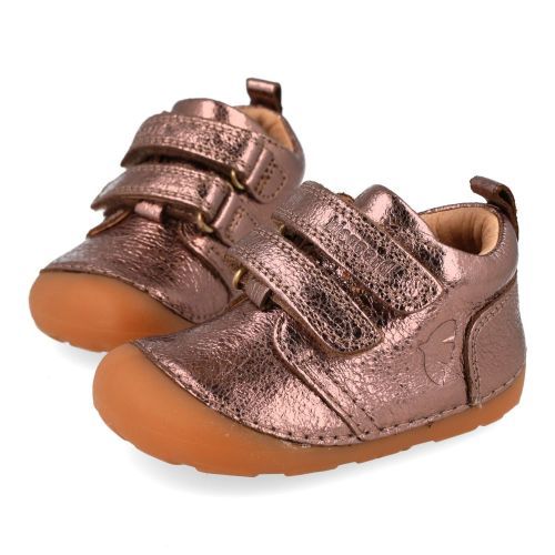 Bisgaard babyschoenen roze Meisjes (rosé gouden barefoot prestapper - 24112-5108 carter) - Junior Steps
