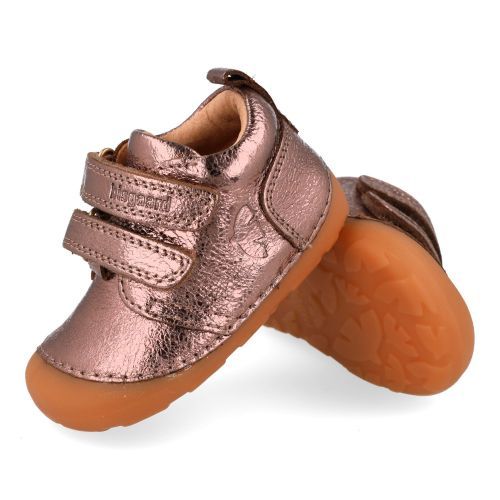 Bisgaard babyschoenen roze Meisjes (rosé gouden barefoot prestapper - 24112-5108 carter) - Junior Steps