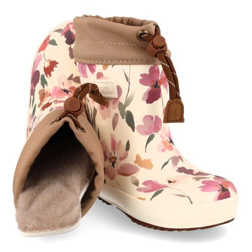 Bisgaard regenlaarzen beige Meisjes (Winterboot met blaadjes warmgevoerd - 92009) - Junior Steps