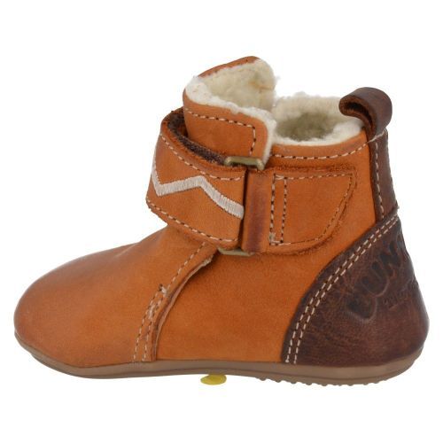 Bunnies babyschoenen cognac Meisjes (babyschoentje klittenbandsluiting - 214511-513) - Junior Steps