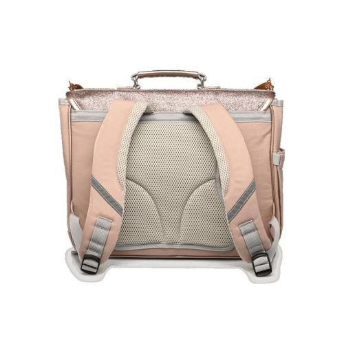 Caramel & Cie boekentas brons Meisjes (boekentas Froufous Glitter cooper - MSA08_4320) - Junior Steps