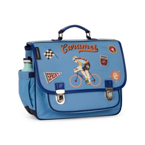 Caramel & Cie boekentas blauw Jongens (boekentas moyen sprint club - MSA11_7203) - Junior Steps