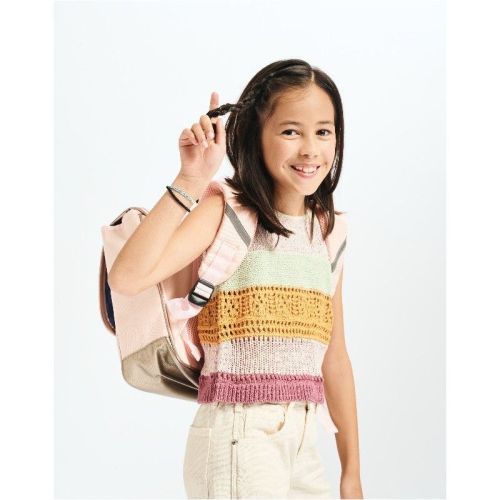 Caramel & Cie boekentas roze Meisjes (boekentas Pink Liberty Butterfly - MSA09_0227) - Junior Steps