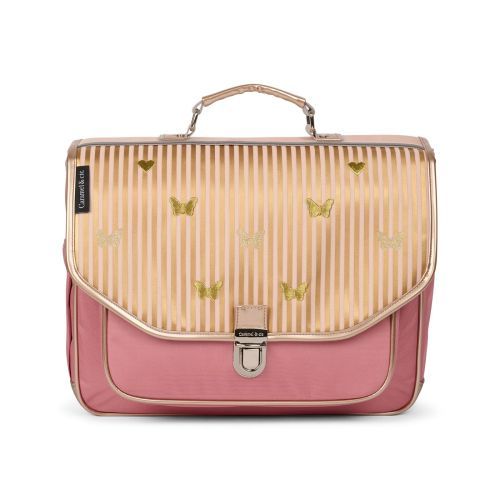 Caramel & Cie boekentas roze