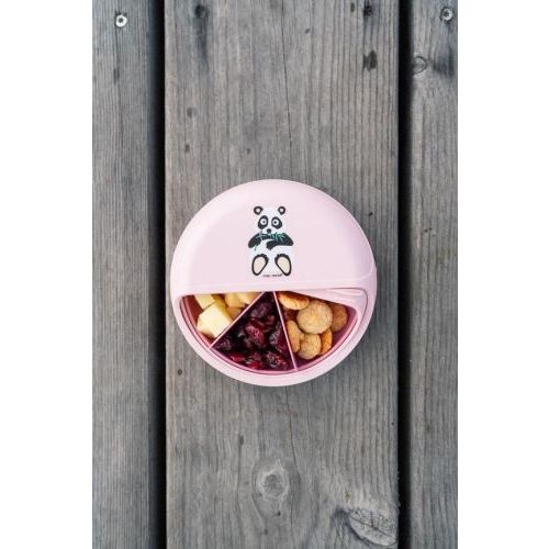 Carl oscar boterhamdoos roze  ( - Bento disc boterhamdoosje Bento Disc roze-Panda) - Junior Steps