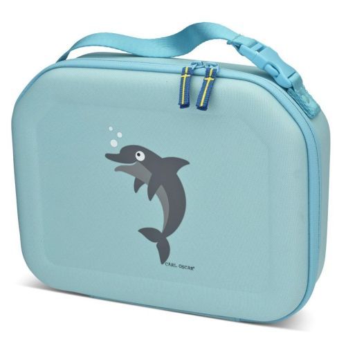 Carl oscar lunchbox lichtblauw  ( - geïsoleerde koeltas voor lunchPack n'snack luchtas blauwe-do) - Junior Steps