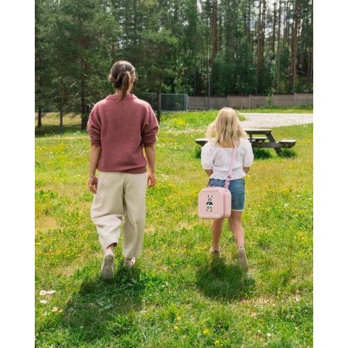 Carl oscar lunchbox roze  ( - geïsoleerde koeltas voor lunchPack n'snack luchtas roze pand) - Junior Steps