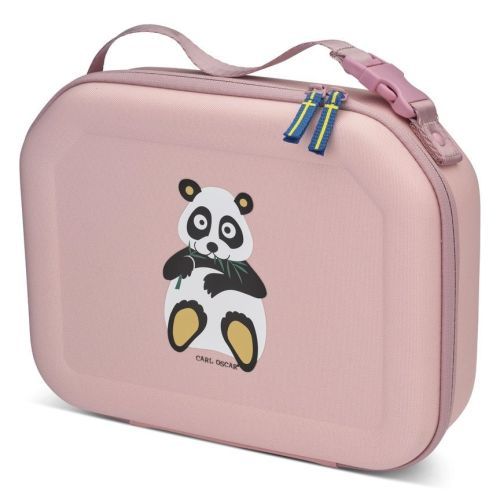 Carl oscar lunchbox roze  ( - geïsoleerde koeltas voor lunchPack n'snack luchtas roze pand) - Junior Steps