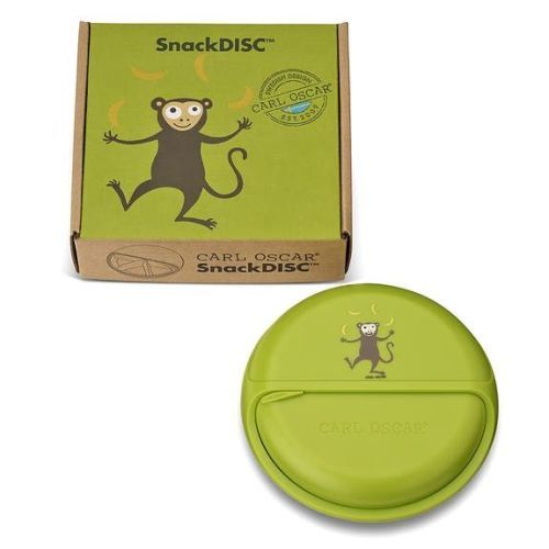 Carl oscar Sandwich box Green  (SnackDisc kids) - Junior Steps