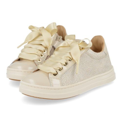 Cherie sneakers beige Meisjes ( - beige lak sneaker 8566/52) - Junior Steps