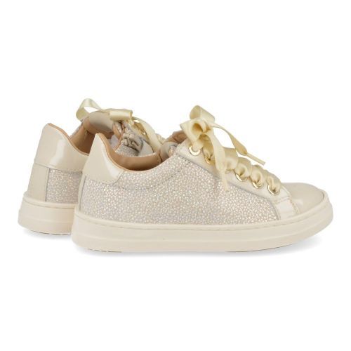 Cherie sneakers beige Meisjes ( - beige lak sneaker 8566/52) - Junior Steps