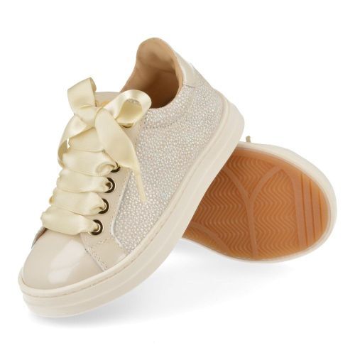 Cherie sneakers beige Meisjes ( - beige lak sneaker 8566/52) - Junior Steps