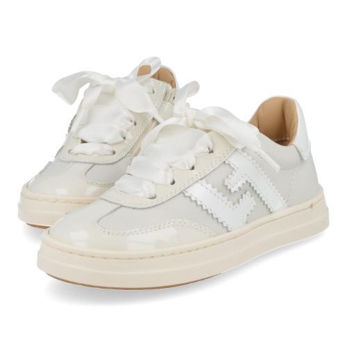 Cherie sneakers beige Meisjes ( - beige lak sneaker 8572/58) - Junior Steps