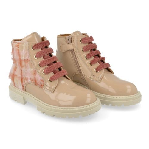 Cherie Lace-up boots beige Girls (2346) - Junior Steps