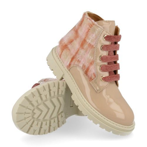 Cherie Lace-up boots beige Girls (2346) - Junior Steps