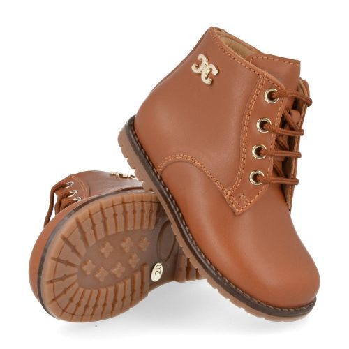 Cherie Lace-up boots cognac Girls (0125) - Junior Steps