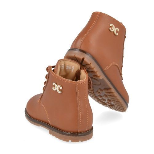 Cherie Lace-up boots cognac Girls (0125) - Junior Steps