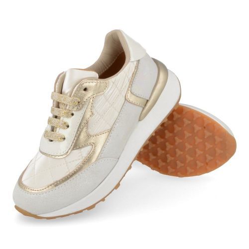 Cherie Sneakers ecru Girls (770N) - Junior Steps