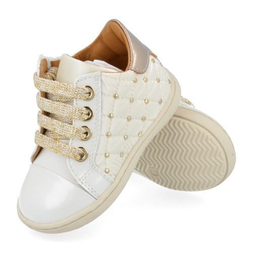 Cherie sneakers ecru Meisjes ( - ecru sneakertje 012/01) - Junior Steps