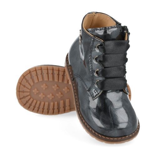 Cherie Lace-up boots Grey Girls (0125) - Junior Steps