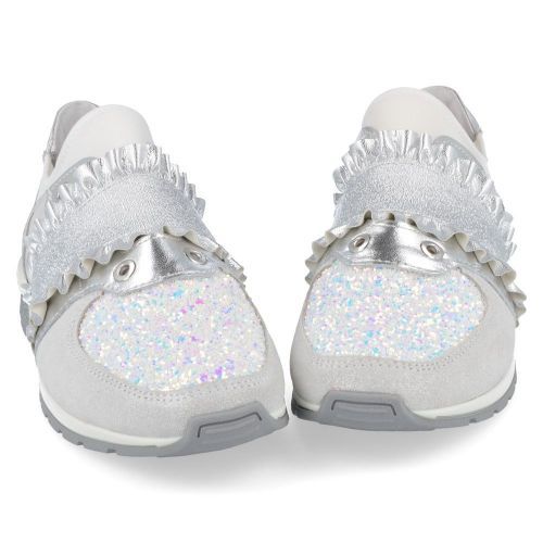 Cherie sneakers zilver Meisjes ( - lucy8603) - Junior Steps