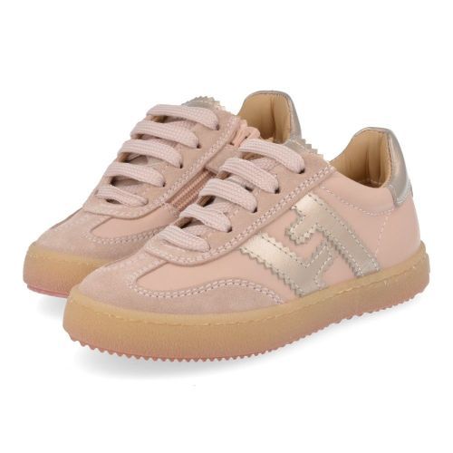 Cherie sneakers roze Meisjes ( - Nudé roze sneaker 8572/13) - Junior Steps