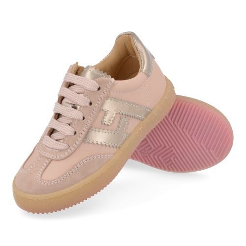 Cherie sneakers roze Meisjes ( - Nudé roze sneaker 8572/13) - Junior Steps