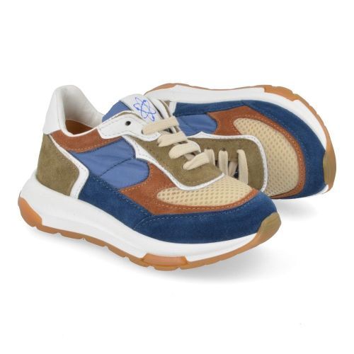 Cherie sneakers blauw Jongens ( - OKYO blauwe sneaker 769/01) - Junior Steps