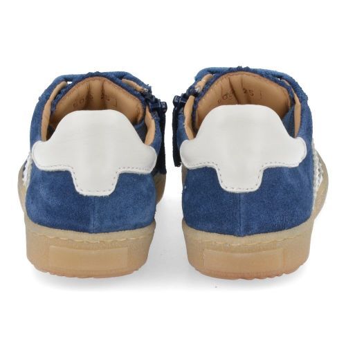 Cherie sneakers jeans bl Jongens ( - OKYO blauwe sneaker 5062/11) - Junior Steps