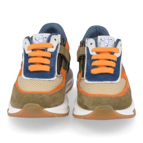 Cherie sneakers kaki Jongens ( - OKYO kaki sneaker 769/01) - Junior Steps
