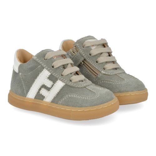 Cherie sneakers kaki Jongens ( - OKYO kaki sneakertje 0190/18) - Junior Steps