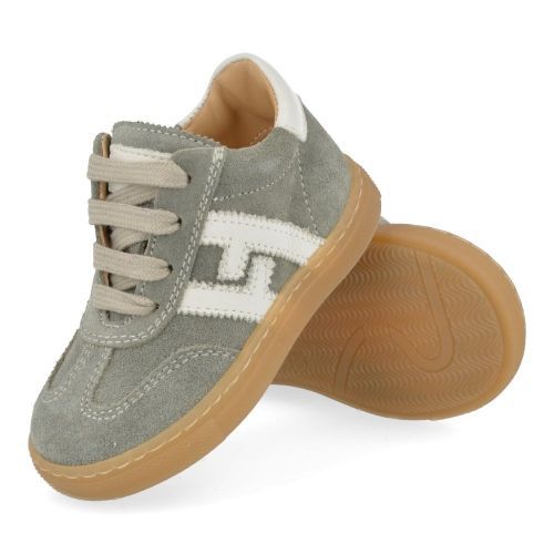 Cherie sneakers kaki Jongens ( - OKYO kaki sneakertje 0190/18) - Junior Steps