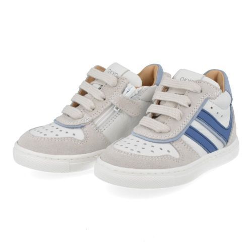 Cherie sneakers wit Jongens ( - OKYO wit sneakertje 0193/41) - Junior Steps